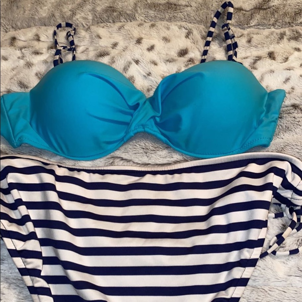 Large top xl bottoms ties on sides